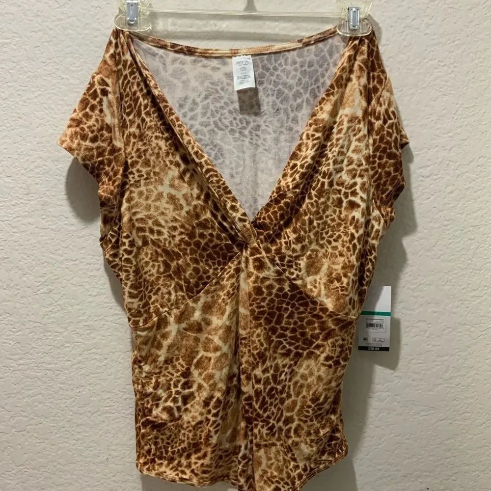 Sofia Vergara sofia jeans leopard brown body suit